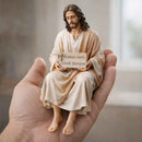 🙏 Escultura de Jesus Feita à Mão 🧡✝
