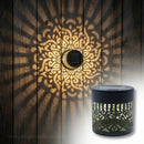 🌙 Acende Sozinha: Luz Solar Mandala que Encanta Qualquer Ambiente 💡 – Kit 4 Peças 🧡