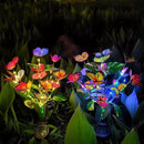 🦋 kit com 3 unidades modelos diferentes -  Luzes solares de borboleta 💐