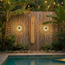 🌙 Acende Sozinha: Luz Solar Mandala que Encanta Qualquer Ambiente 💡 – Kit 4 Peças 🧡
