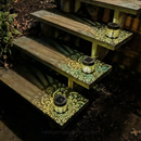🌙 Acende Sozinha: Luz Solar Mandala que Encanta Qualquer Ambiente 💡 – Kit 4 Peças 🧡