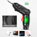 Kit Mini Parafusadeira Portátil Recarregável