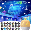 Luz noturna e projetor infantil 2 em 1