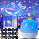 Luz noturna e projetor infantil 2 em 1
