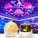Luz noturna e projetor infantil 2 em 1