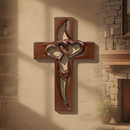 ✝️ Cruz decoração de parede ❤️ amor & fé ✝🛐