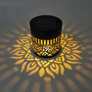 🌙 Acende Sozinha: Luz Solar Mandala que Encanta Qualquer Ambiente 💡 – Kit 4 Peças 🧡