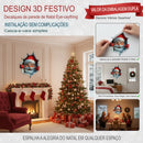 quadro natalino "Papai Noel invadiu!" 🎅 Decoração divertida para casa nas festas de fim de ano 🎄
