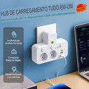 💡 Interruptores independentes, design compacto e segurança máxima 🏠